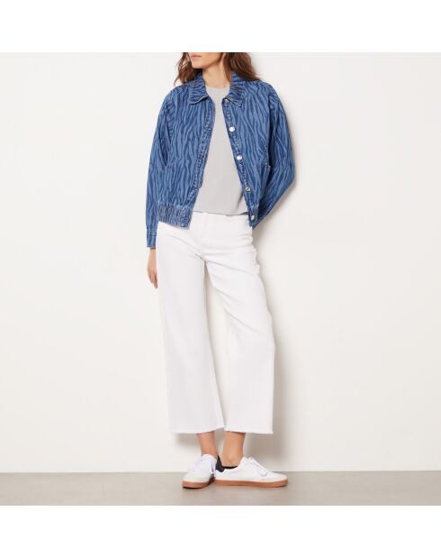 Dali jas met blauwgroene print