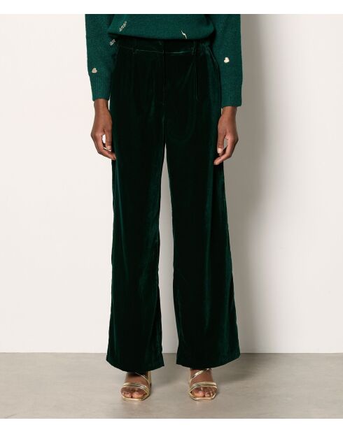 Pantalon Meredo vert sapin