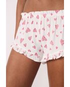 Carson Shorts mit pinkem Hintergrunddruck