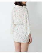 Bata estampada azul y verde de Prati