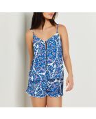 Blue Blossom Unterhemd