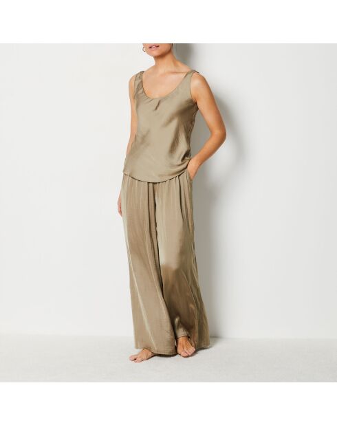 Camiseta sin mangas verde Cheeta