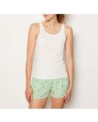 Camiseta sin mangas Charline blanca