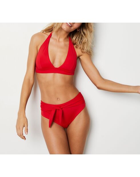 Essentials rode triangelbeha zonder beugel en zonder schelp