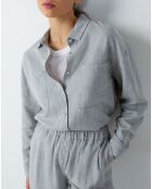 Camicia Isame color oliva kaki