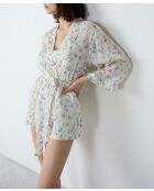 Bata estampada azul y verde de Prati