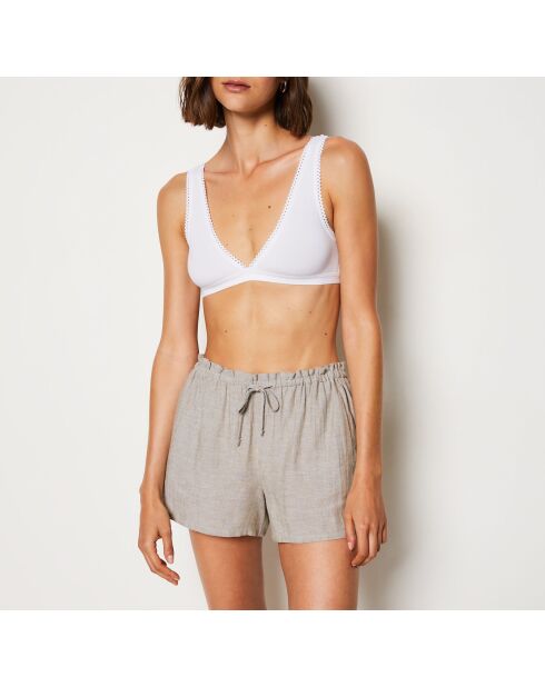 Sonny kaki olijfkleurige korte broek