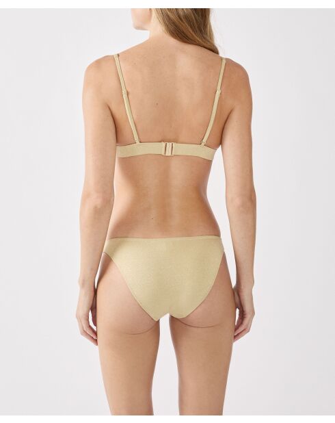 Dreieck-BH Helio aus Gold ohne Bügel und ohne Schale