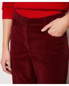 Enory bordeauxrode broek