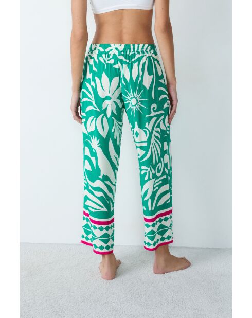 Pantacourt Faeza imprimé multicolore