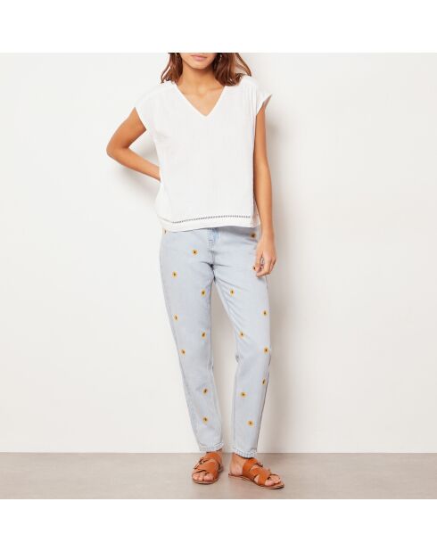 Blaue Brod-Hose Divina