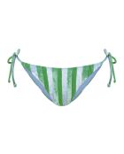 Klassisches Bikiniunterteil Divino mit grüner Krawatte
