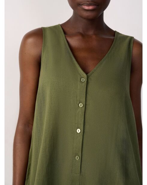 Adria b SPE kaki olijfkleurige jumpsuit