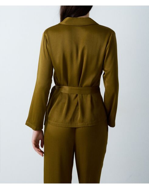 Khakifarbenes olivgrünes Hemd Naike