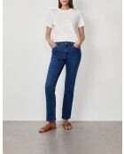 Königsblaue Draight-Hose