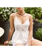 Camiseta sin mangas Amayork, color crudo