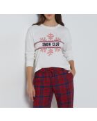 Wit T-shirt van Sten