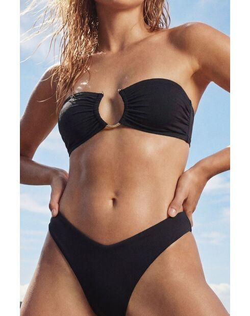 Nouba schwarzer Stirnband-BH ohne Bügel und ohne Schale