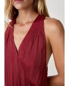 Gara jumpsuit uit één stuk in terracotta