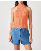 Top arancione Grispy