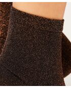 Chaussettes Etincelle Rib marron