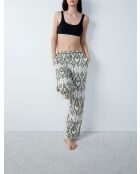 Nytro-broek gedrukt op ecru achtergrond