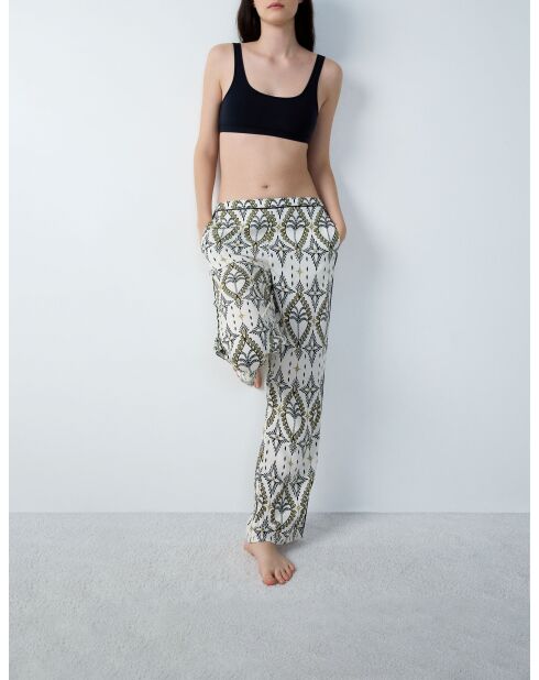 Nytro-broek gedrukt op ecru achtergrond