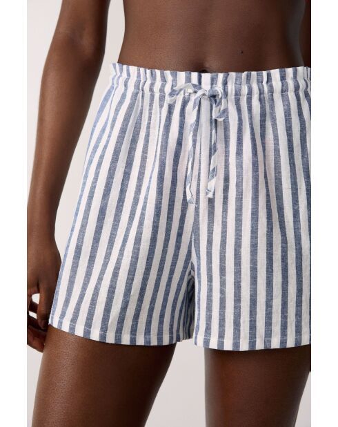 Adria b SPE blaugrüne Shorts mit Aufdruck