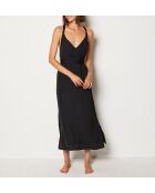 Camicia da notte nera Syna