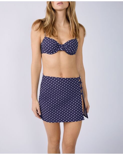 Kitty weißer Rock mit Tupfenmuster