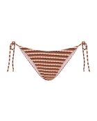 Valley Klassische Bikinihose mit mehrfarbiger Schleife