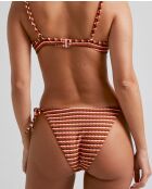 Valley Klassische Bikinihose mit mehrfarbiger Schleife