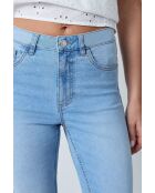Himmelblaue Slim-Hose