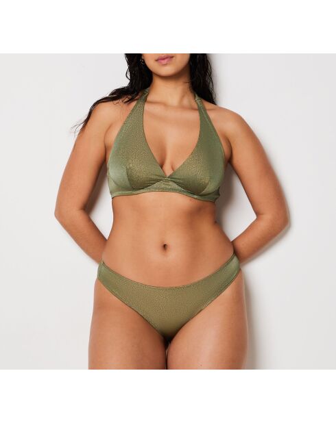 Idilliaco slip bikini standard color oliva kaki