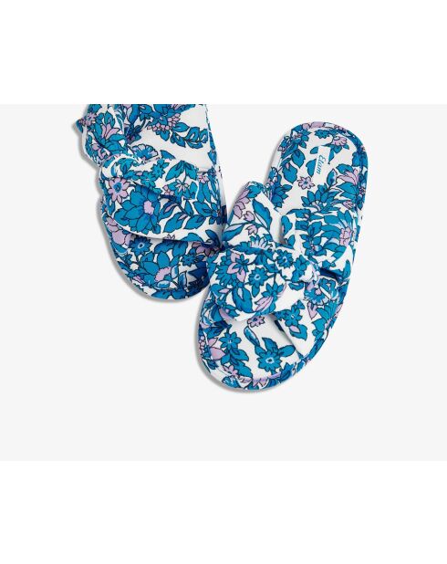 Tongs Blossom bleues