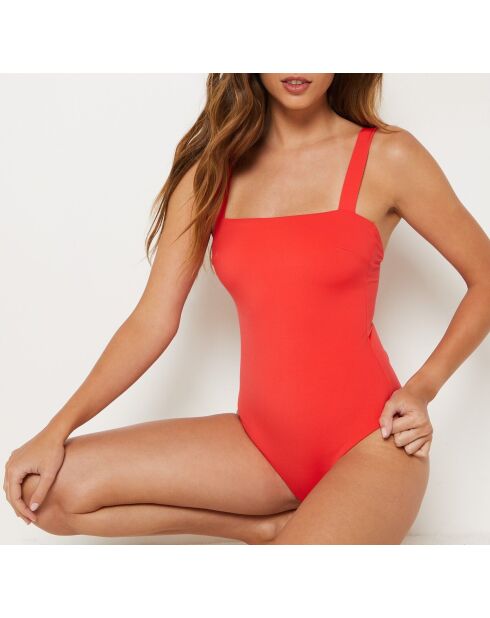 1 Stück Badeanzug ohne Rahmen ohne Schale 2 Sculpt rot