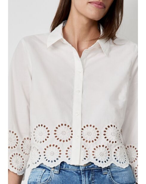 Chemise Victorine brod écru