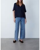 Vermeer marineblaues Hemd