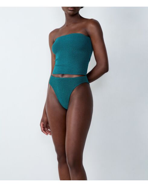 Onesize by Team Bikinihose mit hohem Beinausschnitt, Entengrün