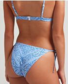 Slip con cravatta Bandana azzurra