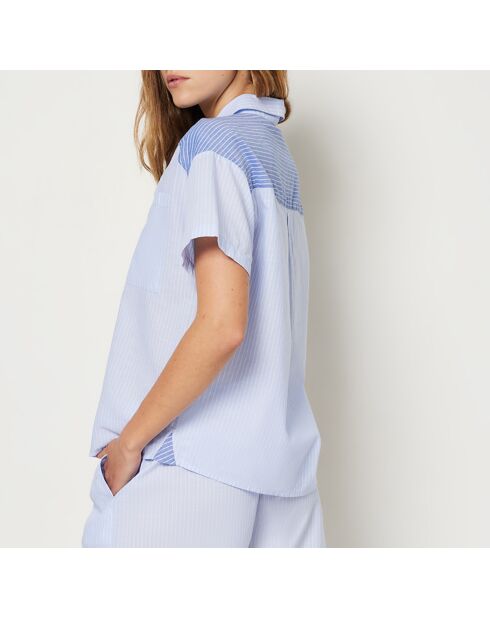 Hemelsblauw hemd Barbara