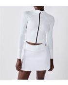 Weißes Langarmshirt Iota