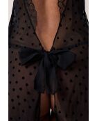 Camicia da notte nera Declaration Flock