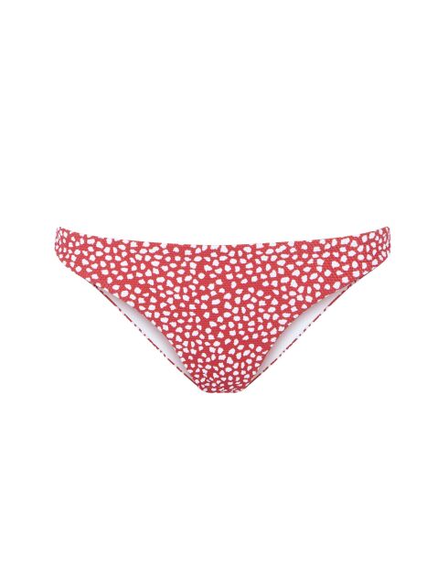 Watermeloenrood klassiek bikinibroekje
