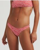 Watermeloenrood klassiek bikinibroekje