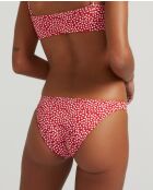 Watermeloenrood klassiek bikinibroekje