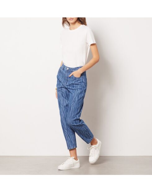 Dali blauwe broek met print