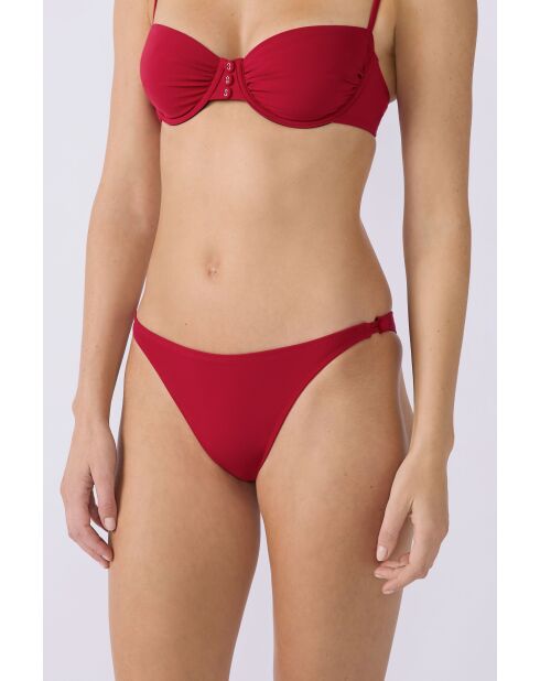 Slip bikini rosso Barette Fuego