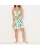 Nachtjapon van Vyns gedrukt op een groene achtergrond