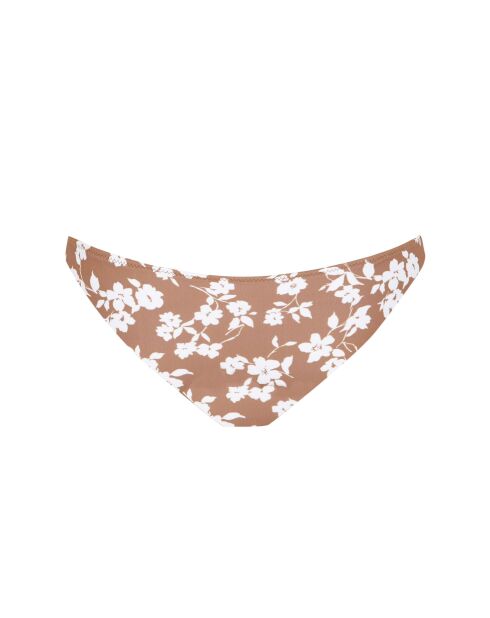 Bas de bikini classique Habanera marron